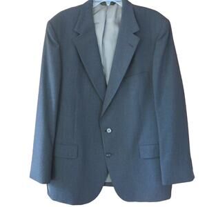 VINTAGE JOHNNY CARSON Suit Jacket/Sports Coat Size 46 Hamricks Gaffney SC Black